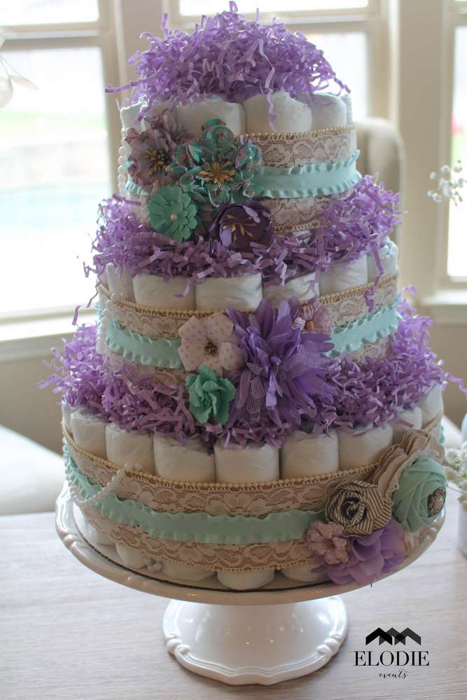 Foto: Reprodução / <a href="http://catchmyparty.com/parties/shabby-chic-baby-shower-5" target="_blank">Catch my party</a>