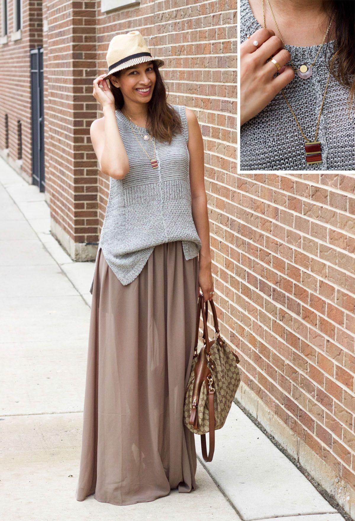 Foto: Reprodução / <a href="http://www.lowstoluxe.com/maxi-skirt-2/" target="_blank">Lows to Luxe</a>