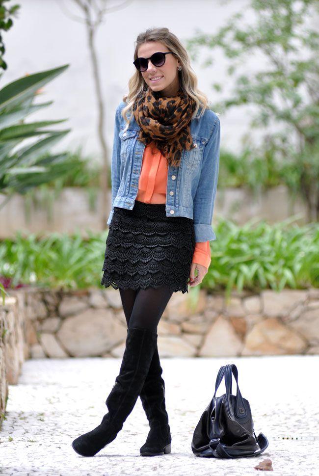 Foto: Reprodução / <a href="http://www.glam4you.com/meu-look-preto-laranja/" target="_blank">Glam4you</a>