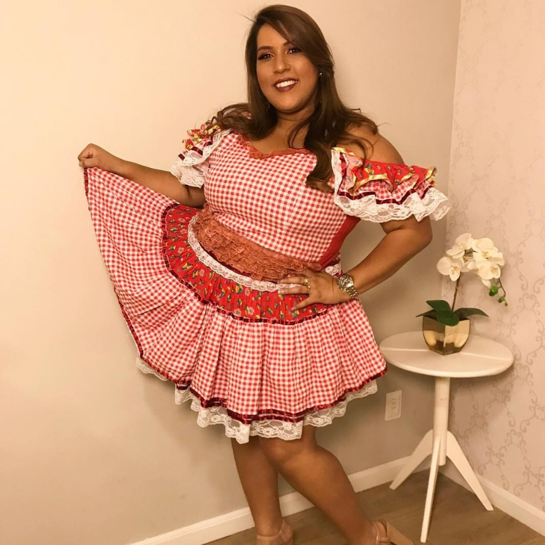 saia de festa junina