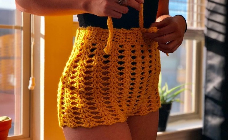 Shorts de crochê: 49 fotos e tutoriais para uma peça supercharmosa