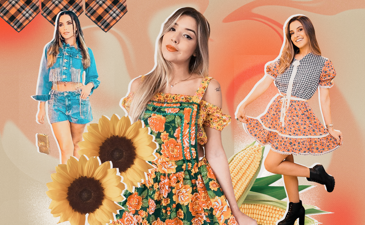 Look de festa junina: 50 ideias para pular a fogueira com estilo