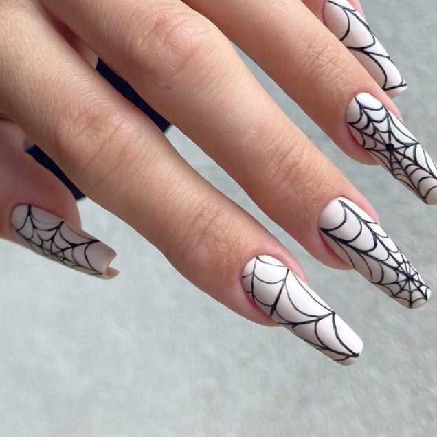 Unhas de Halloween: 40 fotos e tutoriais assustadoramente incríveis