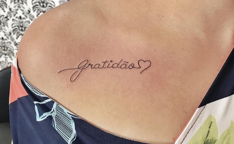 Tatuagem gratidão: 60 ideias para quem só tem a agradecer