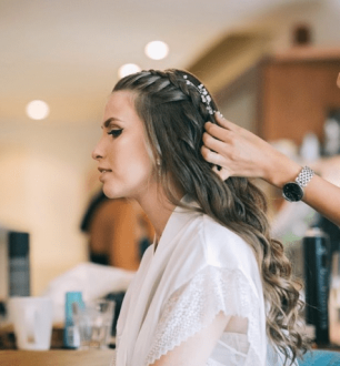 60 ideias de penteado solto para noiva que vão destacar sua beleza