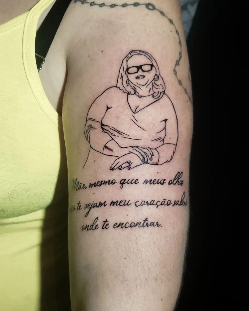 tatuagens homenagem a mãe com frases