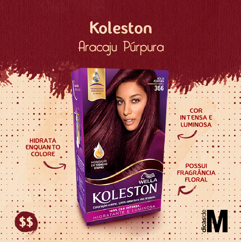 koleston acaju púrpura