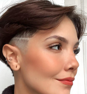 60 fotos de sidecut feminino para um corte cheio de atitude