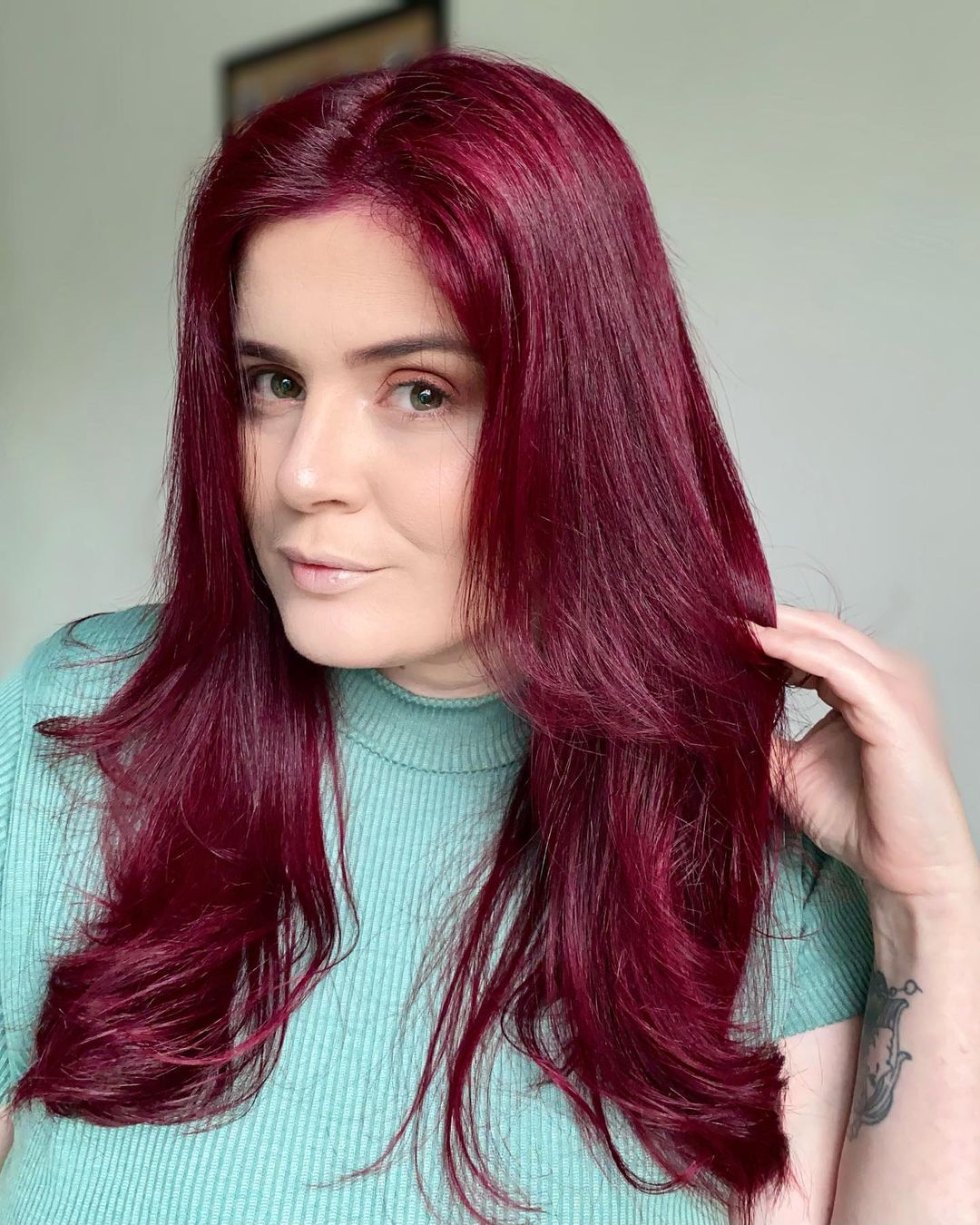 cabelo marsala