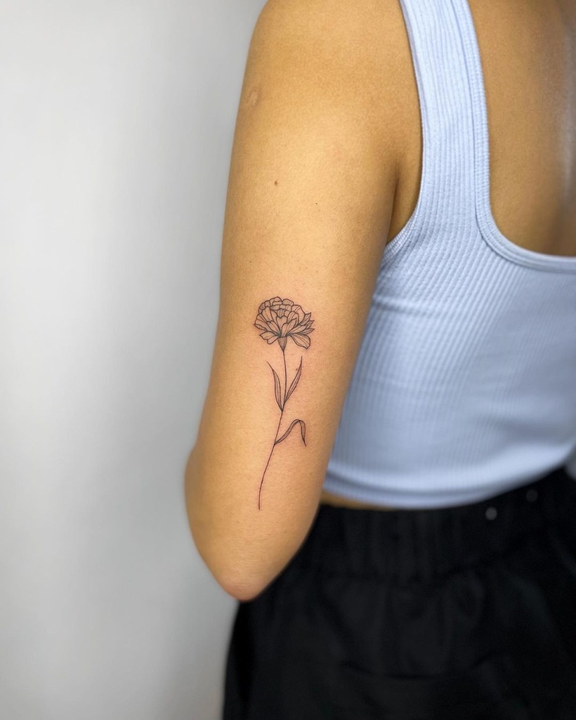 tatuagem de flores