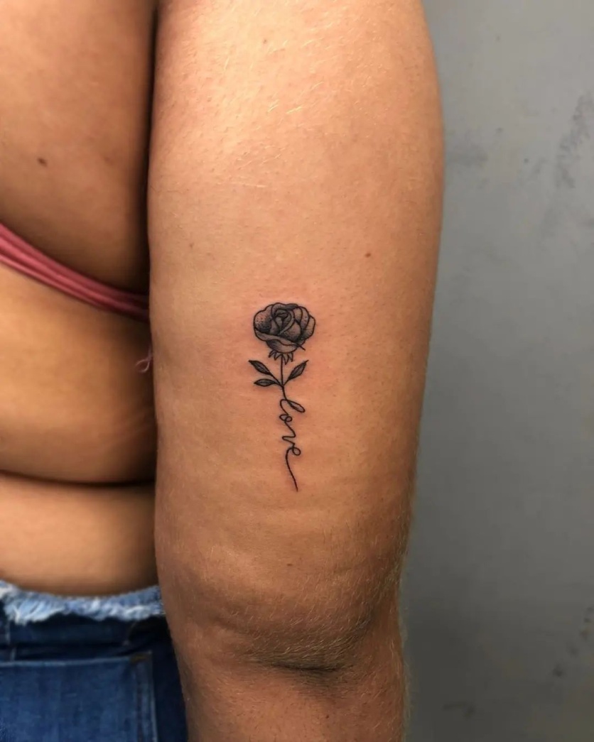 tatuagem de flor