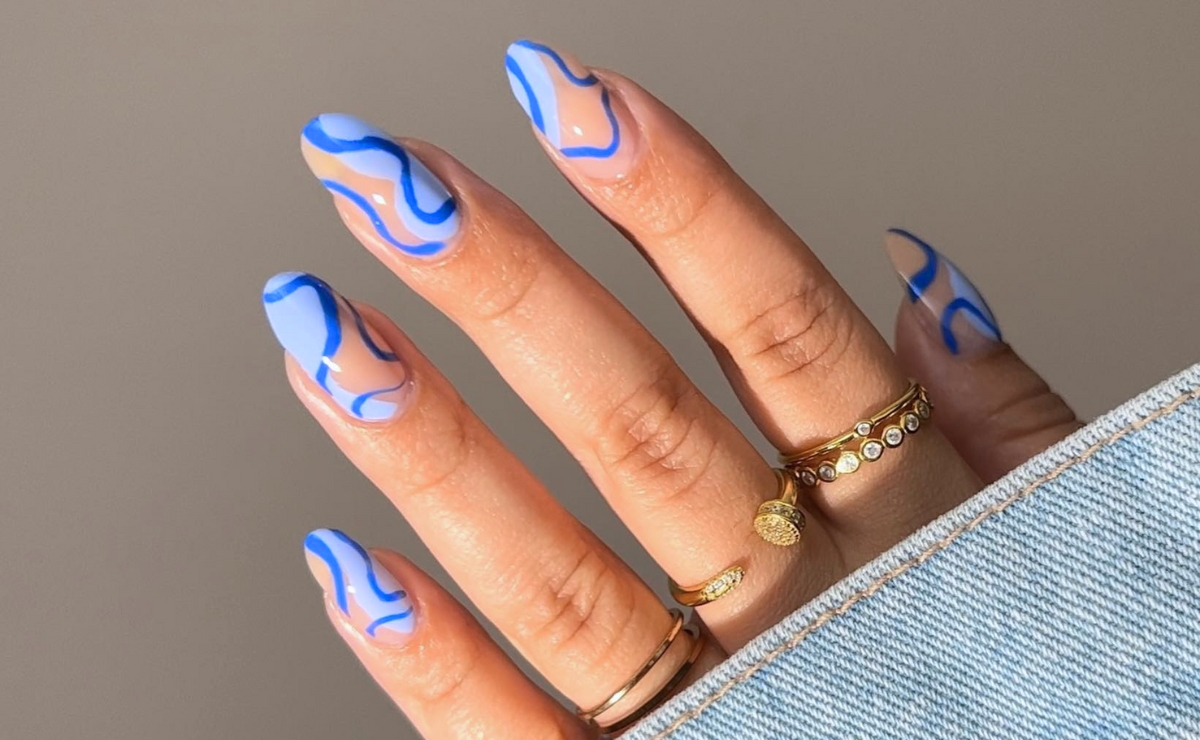 50 modelos de unhas decoradas em azul que são puro estilo