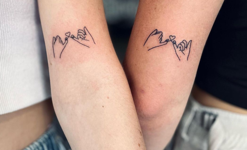 30 ideias de tatuagem de amigas para eternizar a amizade